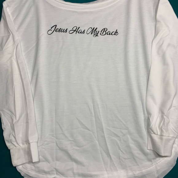 Blessed off the shoulder shirt - Picture 2 of 4